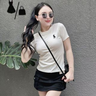 ÁO THUN NỮ KIỂU THÊU LOGO - NHƯ Ý BOUTIQUE