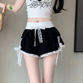 QUẦN SORT NGẮN PHỐI REN TÚI HỘP - NHƯ Ý BOUTIQUE