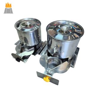 Nồi Lẩu Inox Size Trung Kèm Bếp Cồn Chắn Gió Hương Giang - An toàn, tiện lợi, tiết kiệm