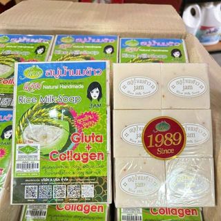 Lốc 12 cục xà bông cám gạo Thái
