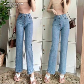 QUẦN JEAN ỐNG ĐỨNG RÂU MÈO 4 PHÂN - NHƯ Ý BOUTIQUE
