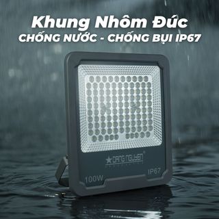 [ĐÈN PHA ĐIỆN] Công suất 100W, Chip Led tiên tiến, thích hơp cho không gian rộng tiết kiệm điện năng
