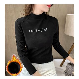 ÁO THUN GÂN TAY DÀI CỔ LỌ  NHUYATG09 - NHƯ Ý BOUTIQUE