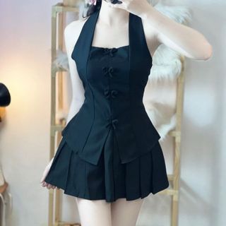 SET YẾM VÀ CHÂN VÁY NGẮN XẾP LY - NHƯ Ý BOUTIQUE