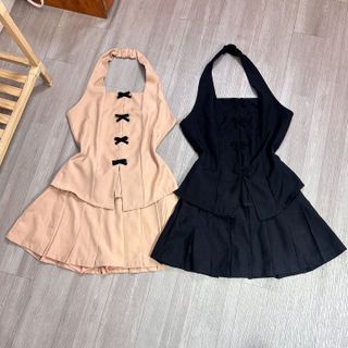 SET YẾM VÀ CHÂN VÁY NGẮN XẾP LY - NHƯ Ý BOUTIQUE