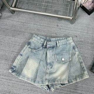 CHÂN VÁY JEAN CHÉO CÓ QUẦN - NHƯ Ý BOUTIQUE