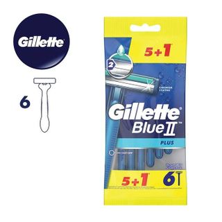 Gói 6 Cây Dao Cạo Gillette Blue II Plus giá sỉ