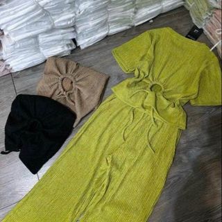 SET BỘ THUN XỐP NHẬT KIỂU CỘT SAU XINH NHUYS25 - NHƯ Ý BOUTIQUE