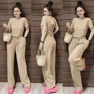 SET BỘ THUN XỐP NHẬT KIỂU CỘT SAU XINH NHUYS25 - NHƯ Ý BOUTIQUE