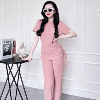 SET BỘ THUN GÂN TAY NGẮN RÚT EO ST087 - NHƯ Ý BOUTIQUE giá sỉ