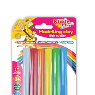 Đất nặn 6 màu Kiddy Clay 100g ST1006 Thái Lan giá sỉ