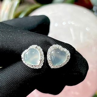 Bông tai bạch nguyệt quang - S925