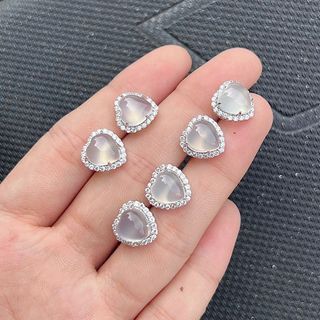 Bông tai bạch nguyệt quang - S925