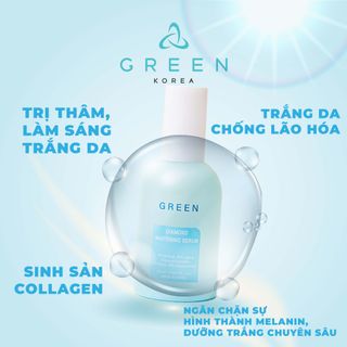 Serum dưỡng trắng da tinh chất kim cương GREEN Hàn Quốc giá sỉ