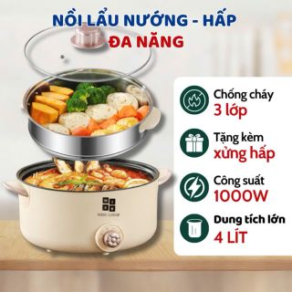 NỒI LẨU ĐIỆN 28CM MISU LOUIS 4 LÍT KÈM XỬNG giá sỉ