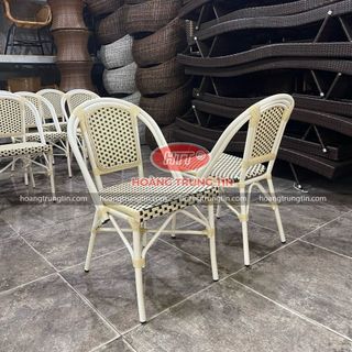Ghế cafe nhựa giả mây cao cấp giá rẻ