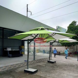 Dù lệch tâm tròn 3m8 giá rẻ dù che ngoài trời dù lớn