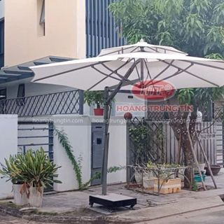 Dù lệch tâm tròn 3m8 giá rẻ dù che ngoài trời dù lớn