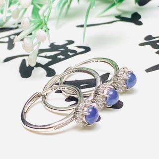 NHẪN TỬ LA LAN TÍM LÊN KHUNG BẠC