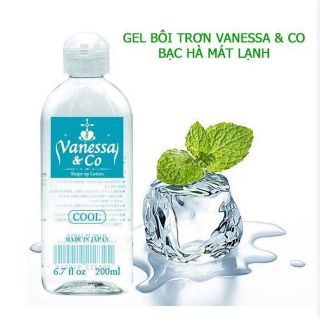 Gel Bôi Trơn Vanessa & Co COOL Bạc Hà Mát Lạnh Dung Tích 200ml giá sỉ