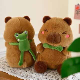 GẤU BÔNG CAPYBARA ĐEO ẾCH DỄ THƯƠNG SIZE 40CM giá sỉ