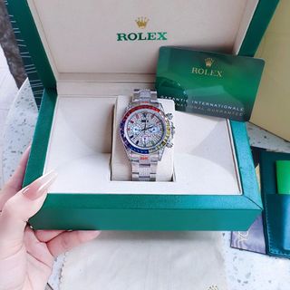 ĐỒNG HỒ NAM SIÊU CẤP RÔ LE MÁY CƠ NẠM ĐÁ FULL SIÊU SANG 5