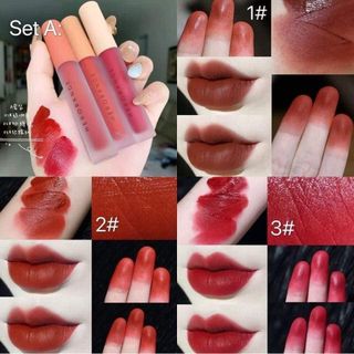 🔥 Sét 3 cây son kem lì Hero Orange nội địa Trung
