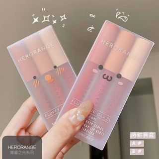 🔥 Sét 3 cây son kem lì Hero Orange nội địa Trung