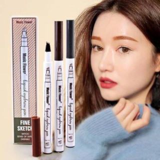 ☘ Chì Kẻ Mày Phẩy Sợi Không Thấm Nước ĐIÊU KHẮC 4D Fine Sketch