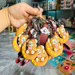 Móc Khoẻ Dẻo hình dễ thương CÓ DÂY ĐEO hình ngẫu nhiên
