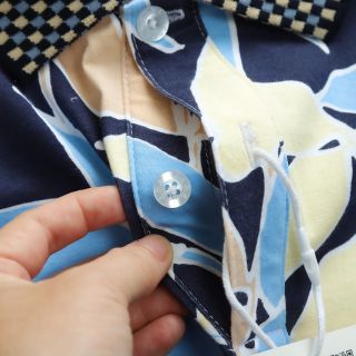Áo hoa lá ngày hè cho ae đi biển, chất 100% cotton