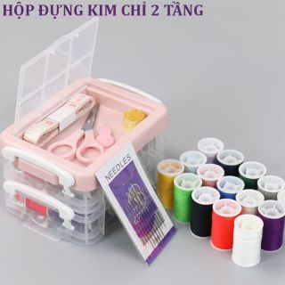 HỘP ĐỰNG KIM CHỈ 2 TẦNG giá sỉ