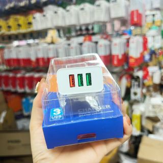 Củ sạc 18W chính hãng Kaku 3 cổng sạc nhanh 18W