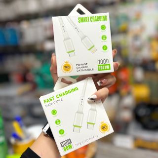 Cáp sạc nhanh Charging SJ-16 Hỗ trợ sạc nhanh 60W Độ dài dây 1m Dây bọc nhựa da cá siêu bền