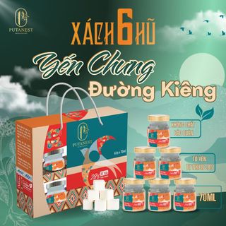 Xách 6 Hũ Yến Sào Putanest 28% Đường Kiêng giá sỉ