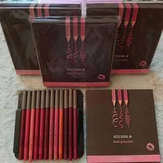☘ Bộ Son Chì Môi Eco Soul 12 Cây