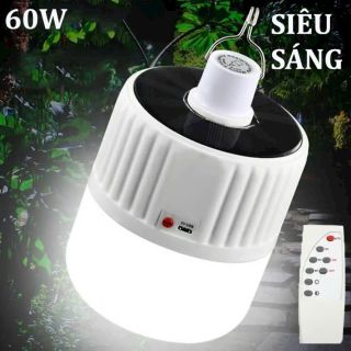 ĐÈN TÍCH ĐIỆN 60W)SIÊU SÁNG -SẠC NĂNG LƯỢNG MẶT TRỜI. NHIỀU CHẾ ĐỘ giá sỉ