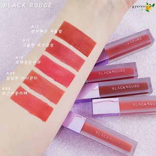 🍒 Son kem Black Rouge Airfit Velvet Ver 2 Nắp Tím