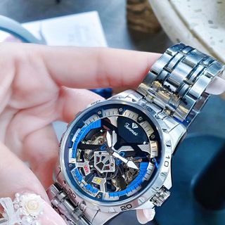 ĐỒNG HỒ NAM CHÍNH HÃNG FUNMEI AUTOMATIC MẶT VIỀN MÀU ĐI KÈM TEM BẢO HÀNH KÍCH HOẠT ĐIỆN TỬ