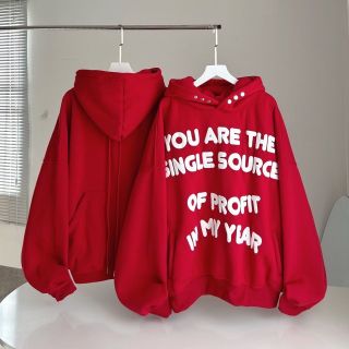 áo hoodie in nổi YOU ARE THE SINGLE SOURCE chất thun nỉ dày mịn, nó sốt có nút bấm+ dây luồng, 4 túi trước và sau giá sỉ