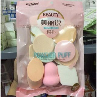 🔥 Bộ 13 bông phấn kem nền dẻo BEAUTY POWDER PUFF 🔥