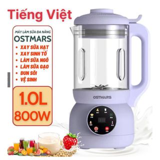 Máy làm sữa hạt OSTMARS 1000ML cối thủy tinh - HM01