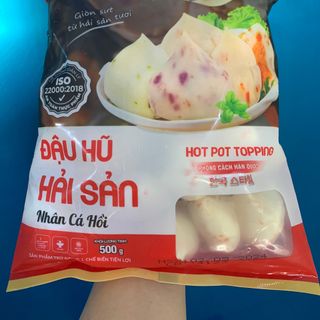 Đậu hũ hải sản nhân cá hồi LC (500g / Gói) giá sỉ