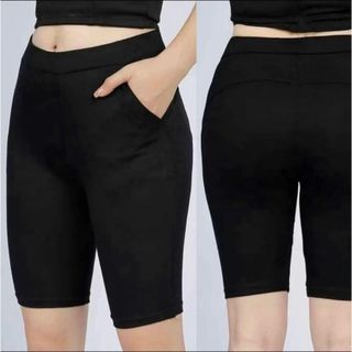 Quần legging lửng nữ nâng mông cạp cao co giãn có túi lên dáng siêu xinh