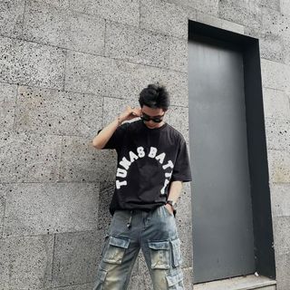 Áo thun nam vnxk cổ tròn vải cotton vnxk xịn