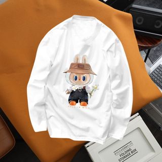 Áo thun cổ tròn nam dài tay vnxk chất lượng