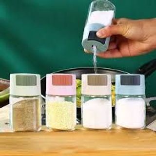 Lọ đựng gia vị thủy tinh nút bấm định lượng cao cấp Waternymph