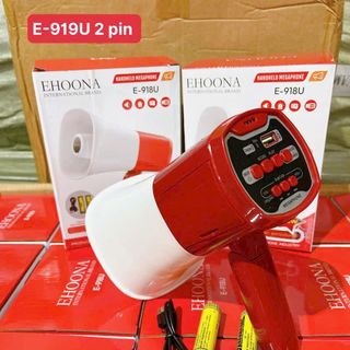 Loa phóng thanh 2pin Ehoona E-918u giá sỉ giá sỉ