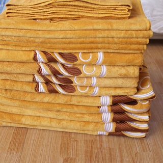 Bộ Khăn Thêu Hanoitex Logo Nala Spa Cho Khách