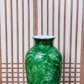 Bình Hoa Vân Đá Gốm Sứ Bát Tràng - Phúc Lộc Viên Minh